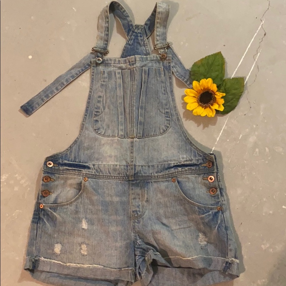 Denim Overalls